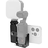 Mechrig Multifunctional Metal Cage & Phone Holder Kit for DJI OSMO Pocket 3, with Cold Shoe, 1/4" Thread for Selfie Sticks or Mini tripods, MR79024
