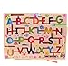 Elloapic Pen Driving Maze Puzzle Interactive Maze Leading Beads Maze on Board Game Eduactional Handcraft Toys-Square - Alphabet ABC Letter Word