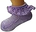 QandSweet Baby Girls' Eyelet Flower Socks Ankle Sock for Newborn Infant Toddlers Kids