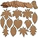Supla 120 PCS Favor Tags Thank You Gift Tags Place Cards Name Tags Blank Cards Hang Tags Kraft Paper Tags Maple Fall Leaves Shape - 3.2