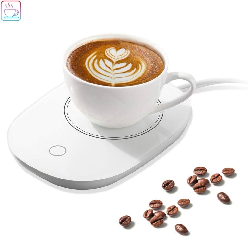 Coffee Warmer with Auto shut off,Electric Mug Heater Cup Mug Warmer for Office Home Desk Beverage Warmer Plate