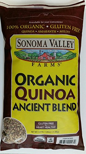 UPC 834751000039, Organic Quinoa Ancient Blend (Official), 3 lb bag