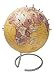 Bullseye Office Magnetic World Globe (Tan)