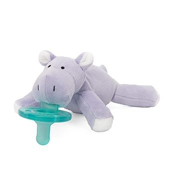 Amazon Com Wubbanub Hippo Infant Pacifier 1 Ea Baby