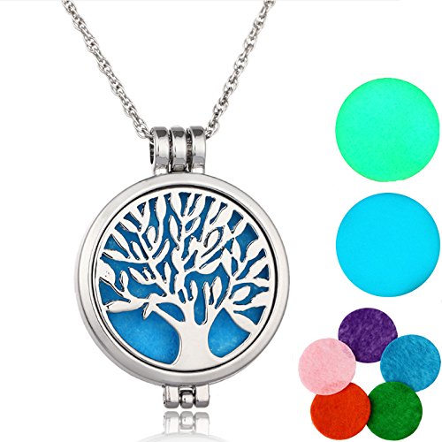 Essential Oils Diffuser Necklace Tree of life