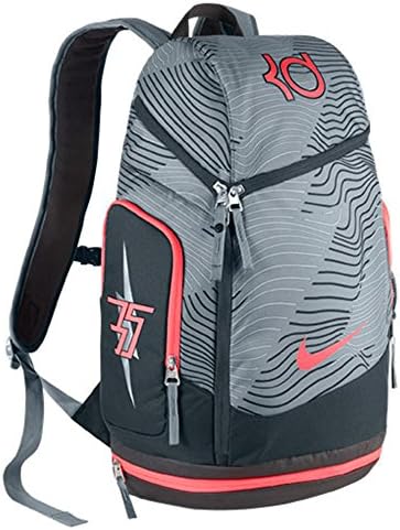 Nike KD Max Air Basketball Backpack Dove Grey/Hot Lava