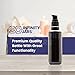 Infinity Jars Ultraviolet Glass Push Pump Bottle 50 Ml (1.7 fl oz) Refillable Containers for Lotion Homemade Cosmetics Make-up Skin Care Cream, Lotion, Shampoo, Conditioner Dispenser Bottles