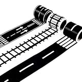iPlay, iLearn Road Tape Sets, DIY Train Truck Track Stickers, Pretend Play Toy Car Accessories, Vehicles, Birthday Christmas Unique Gift for 2, 3, 4, 5 Year Olds, Kids, Boys, Girls, Toddlers, Children