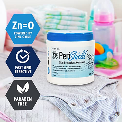 MED PRIDE PeriShield Skin Protectant Diaper Rash Ointment ZincOxide