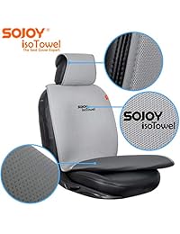 sojoy coche asiento delantero Protección Cover, Gris