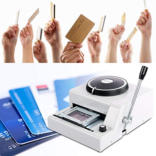 Embossing Machine 72 Characters Card Embosser Printer Gift Card Credit ID PVC Card Embosser Stamping Machine Manual Embosser Machine - Thumbnail 3