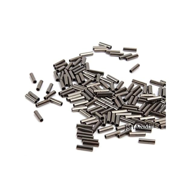 JSHANMEI-Single-Barrel-Crimp-Sleeves-100-Copper-Fishing-Line-Leader-Rigging-Tackle-Wire-Rope-Clips-Tube-Connector