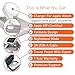 Apple Watch Charger (MFi Certified) Portable and Foldable to Enable Nightstand Mode with Included Charger USB Cable Cord for Apple iWatch Series 1/2/3/4/5/6/7/8/SE/Ultra for Home, Work or Travel