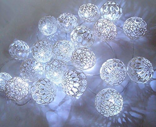 Fairy lights,String lights, Christmas lights, bedroom decor lighting, Christmas decor Wedding decor, Party lights, 10 crocheted balls