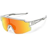 ROCKBROS Polarized Kids Cycling Glasses Youth Kids Baseball Sunglasses UV400 Protection Goggles Girls Boys.