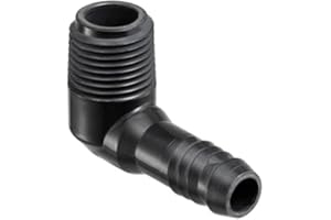 SPEARS MANUFACTURING Spears PVC 1413 Spiral Barb 90 Degree Elbow (5, 3/4" x 3/8")