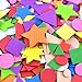 Coopay Foam Stickers Geometry Self-Adhesive Geometry Shapes Stickers Assorted Colors for Arts Craft Supplies
