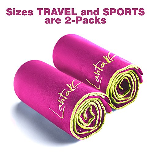 Lahtak Towel Purple, 2 pcs 16"x 32"