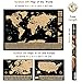 Scratch Off Map Ultimate Pack (World, USA, and Europe) | 3 Top-Quality Scratch-Off Maps with 5 Tools and 6 Ebooks | The Most Complete Travel Tracker Poster Set by Shiny Journey