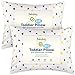 Babebay Toddler Pillow with Pillowcase,2 Pack 13 x 18 Inches Toddler Bedding Small Pillow with Soft Organic Cotton Cover for Unisex Kids Sleeping