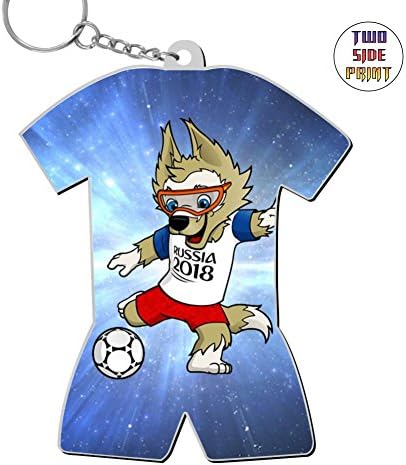 Soccer Abudhabi Waka Key Ring Creative Unique FIFA World CupKey Chain 2018 Russia