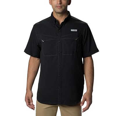 Columbia Men's Low Drag Offshore Short Sleeve Shirt, UPF 40 Protection, Moisture Wicking Fabric