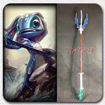 LEAGUE OF LEGENDS LOL Fizz、The Tidal Trickster wand weapon Cospaly Prop