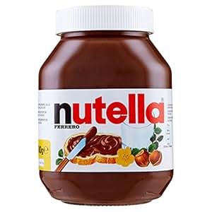 Amazon.com : Nutella Ferrero Chocolate Hazelnut Spread in Glass JAR 1 ...