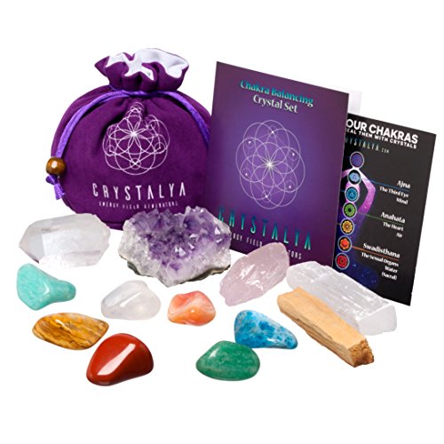 Buy Genuine 7 Chakra Healing Crystals Set / 12 pc Kit 7 Tumbled
