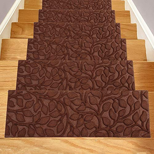 Aucuda Stair Treads, 6 Stair Treads for Wooden Steps, Stair Treads
