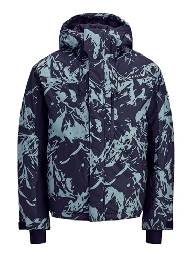 JACK & JONES Male Shell Jacket SKI AW25, Mineral Blue, XXL