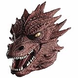 Scary Dragon Animal Head Mask Latex Monster Horror Rubber Halloween Masks Party Costume