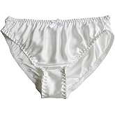 Yavorrs Women Pure Mulberry Silk Panties Briefs Soft Underwear