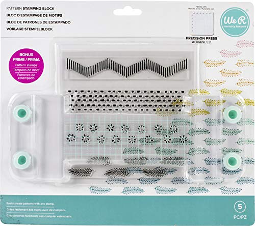 We R Memory Keepers 660580 0633356605805 Accessories Pattern Stamping Block (5 Piece) - Thumbnail 3