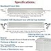 Baseboard Heat Covers, Baseboard Heater Cover WITH End Caps (Left and Right) | Hot Water Heating Cover Enclosure, Direct Replacement Kit for Slant Fin - Rust Proof/Energy Efficient - 6' White