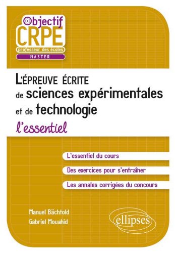 L' épreuve écrite de sciences expérimentales et de technologie