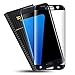 Winage Galaxy S7 Edge Screen Protector Winage, 3D Tempered Glass Screen Cover with 9H Hardness Full Coverage Ultra HD Clear Anti-Bubble Scratchproof - Black