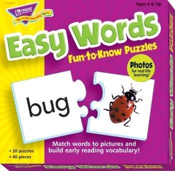 Fun-to-Know Puzzles: Easy Words