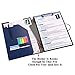 Clipboard Folder File Padfolio Clipboard Storage, Kakbpe Bussiness Letter Size Padfolio with Pockets and Card Slots