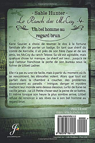 Amazon Fr Un Bel Homme Au Regard Brun Le Ranch Des Mccoy Tome 4 Hunter Sable Dubar Valerie Baiser Jade Chez Clm Leila Bouslama Degorge Sophie Livres