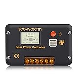 ECO-WORTHY 30A Solar Charger Controller Solar Panel