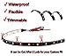 Zento Deals 30cm White LED Car Flexible Waterproof Light Strips (Pack of 8)