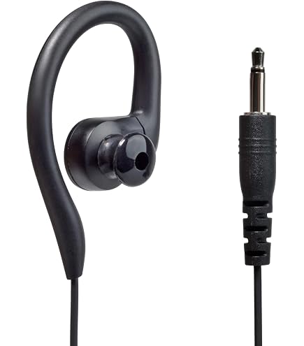 TWAYRDIO 3,5 Mm Radio Ohrhörer – Ein-Ohr-Headset Für Motorola, Kenwood Walkie-Talkies, Nur Hören