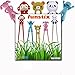 Training Chopstick Utensil Set for Beginners Kids Teens and Adults – Learn How to Use Chopsticks with Cute 5 Pair Reusable Practice Helpers – Simple, Safe, None Toxic Material.Unique CHRISTMAS GIFT