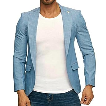 日本の髪型のアイデア 最新ジャケット ブルー メンズ