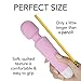 Rechargeable Cordless Body Wand Massager Wireless Therapeutic All Over Relaxation