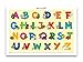 Carriella 60 Count ABC Disposable Placemats for Children Stick on Table Topper