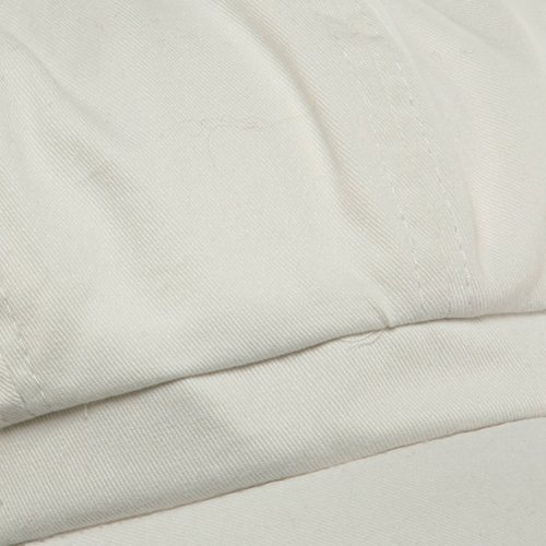 e4Hats.com Cotton Elastic Newsboy Cap-White 2XL-3XL
