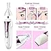 Painless Women's Hair Removal 5 in 1 Rechargeable Portable Hair Remover Electric Trimmer Hair Epilator for Face Eyebrow Nose Armpit Legs Bikini Line Ladies Shaver- Wet & Dry Use ( Purple )
