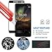 [2 Pack] Nokia 6 2018 Screen Protector, KATIAN HD Full Coverage Protector [Anti-Scratch] [Anti-Fingerprint] [No-Bubble], 9H Hardness Tempered Glass Film for Nokia 6 2018 [Black]